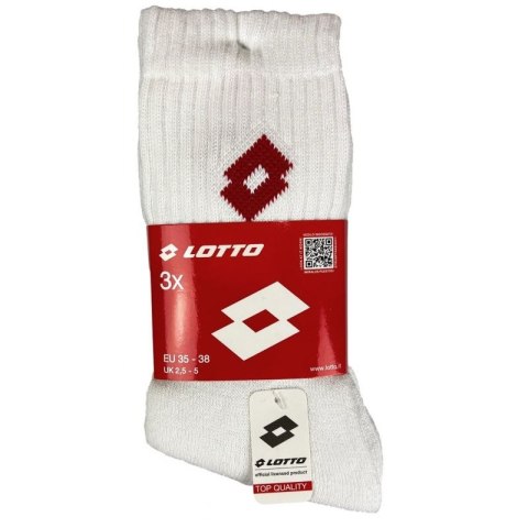 Skarpety Frotte LOTTO białe 3 pary 069609 Lotto