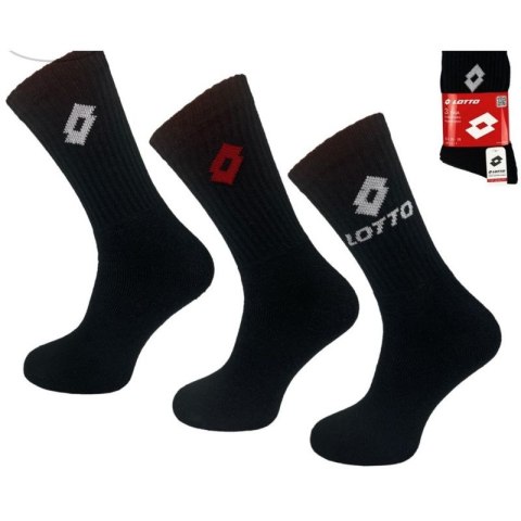 Skarpety Frotte LOTTO czarne 3 pary 069739 Lotto