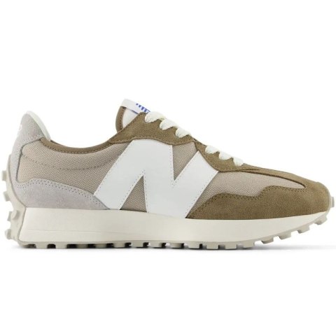 Sneakersy damskie/męskie New Balance 327 buty sportowe zamszowe brązowe (U327CH) New Balance