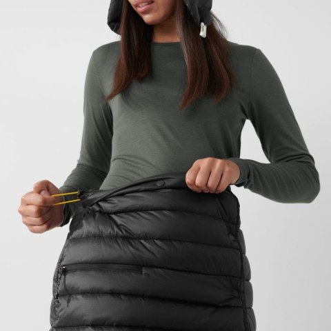 Spódnica trekkingowa damska Fjällräven Expedition Pack Down Skirt Black puchowa czarna (F86367-550) Fjällräven