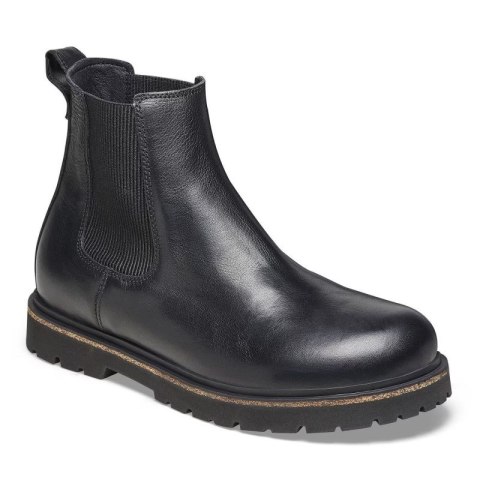 Sztyblety męskie Birkenstock Highwood Slip On M LENA Black ze skóry naturalnej (1025764) Birkenstock