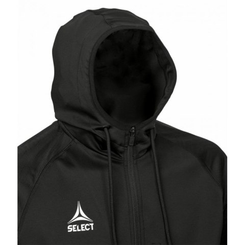 Bluza piłkarska treningowa rozpinana z kapturem SELECT Monaco czarna v24 Select