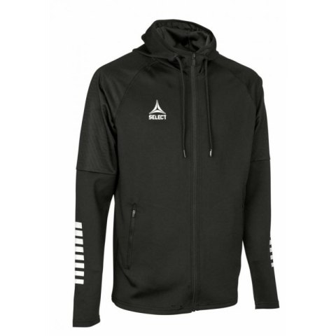 Bluza piłkarska treningowa rozpinana z kapturem SELECT Monaco czarna v24 Select