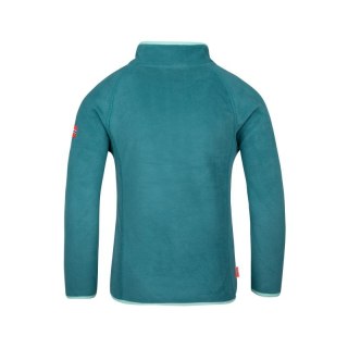 Bluza polarowa dla dziewczynki/chłopca z zamkiem Trollkids Kids Nordland Half Zip zielona (707-332) Trollkids