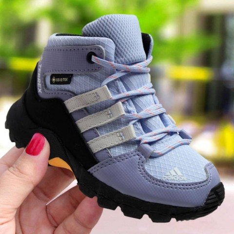 Buty sportowe dziecięce adidas Terrex Mid GTX sneakersy fioletowe (FZ6053) Adidas