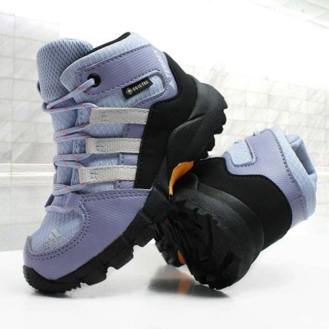 Buty sportowe dziecięce adidas Terrex Mid GTX sneakersy fioletowe (FZ6053) Adidas