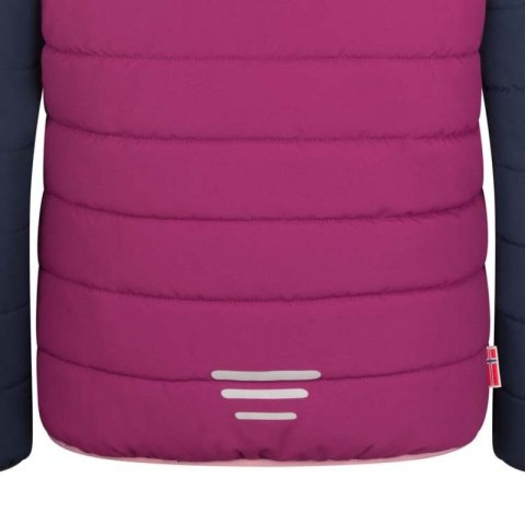 Kurtka ocieplana dziecięca Trollkids Kids Hafjell Snow Jacket PRO z kapturem woodoodporna różowa (514-182) Trollkids