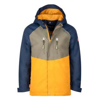 Kurtka wodoodporna 3w1 Trollkids Kids Bryggen 3in1 Jacket dla dziewczynki/chłopca zółta (418-331) Trollkids