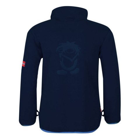Kurtka zimowa dziecięca TrollKids Kids Bryggen 3in1 Jacket przeciwdeszczowa z kapturem niebieska (418-110) Trollkids