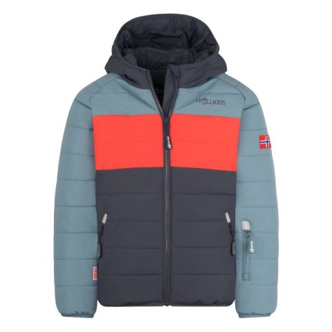 Kurtka zimowa dziecięca Trollkids Kids Hafjell Snow Jacket PRO wodoodporna niebieska (514-196) Trollkids