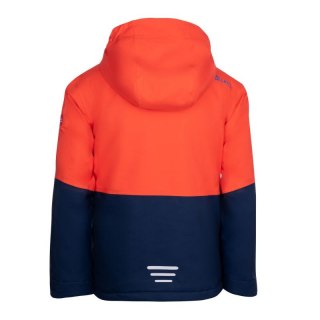 Kurtka zimowa dziecięca Trollkids Kids Hallingdal Jacket outdoorowa pomarańczowa/granatowa (226-705) Trollkids