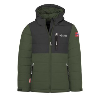 Kurtka zimowa dziecięca Trollkids Kids Hemsedal Snow Jacket XT wodoodporna zielona (513-347) Trollkids