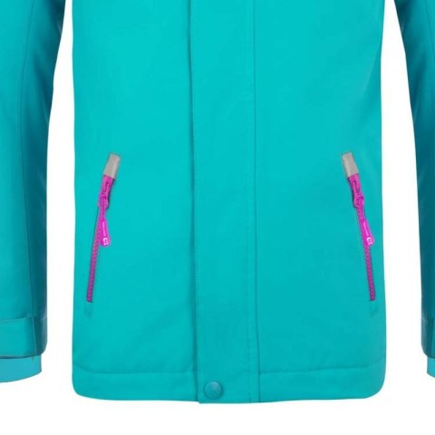 Kurtka zimowa dziecięca Trollkids Kids Holmenkollen Snow Jacket Pro z kapturem turkusowa (913-125) Trollkids