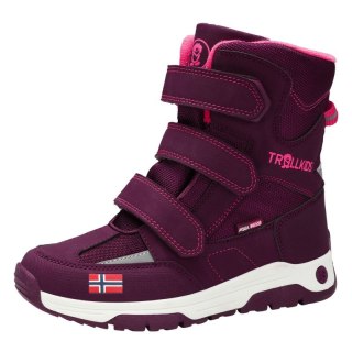 Śniegowce Trollkids Kids Lofoten Winter Boots wodoodporne Jr 159-422 Trollkids