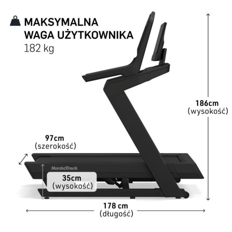 Bieżnia elektryczna Nordictrack X16 NTL29225 Nordictrack