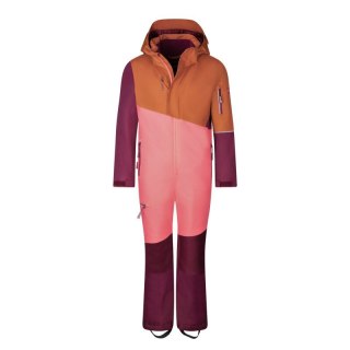 Kombinezon śnieżny dziecięcy Trollkids Kids Hallingdal Snowsuit zimowy fioletowy/pomarańczowy (350-814) Trollkids