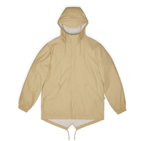 Kurtka, płaszcz przeciwdeszczowy Rains unisex Fishtail Jacket W3 18010 24 SAND Rains