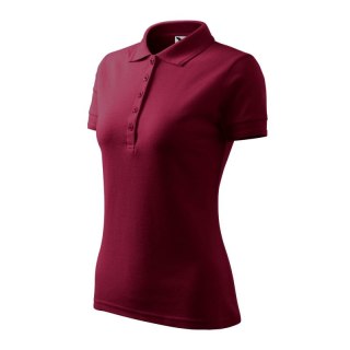Koszulka polo damska Pique Polo (garnet) Malfini