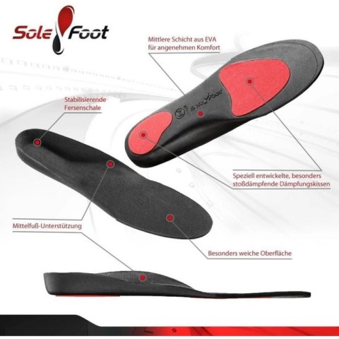Wkładki do butów SoleFoot Unisex Deluxe Edition SPORT DELUXE Inny