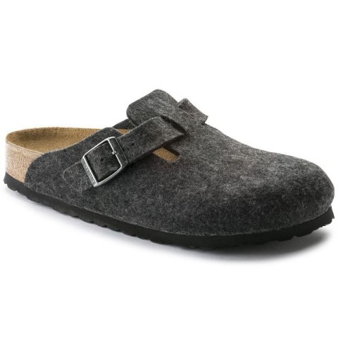 Klapki Birkenstock Boston FE Anthrazit 160371 Birkenstock