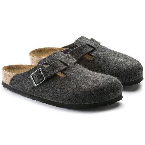 Klapki Birkenstock Boston FE Anthrazit 160371 Birkenstock