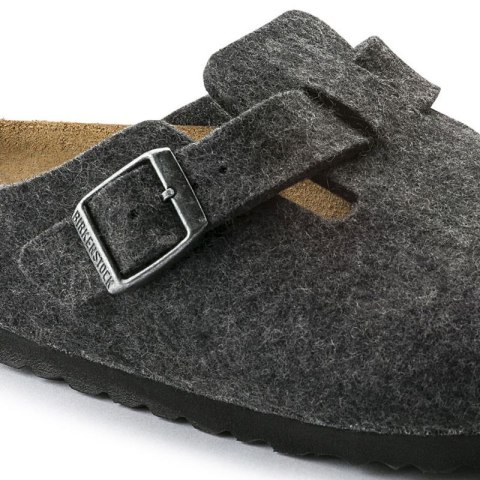 Klapki Birkenstock Boston FE Anthrazit 160371 Birkenstock