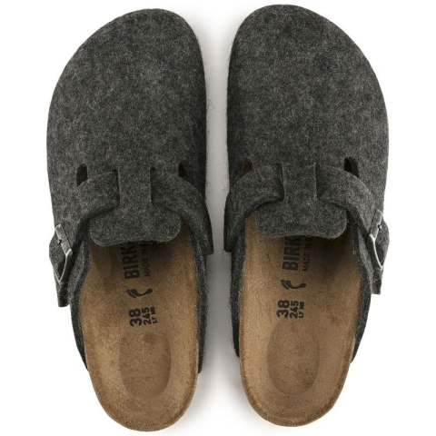 Klapki Birkenstock Boston FE Anthrazit 160371 Birkenstock