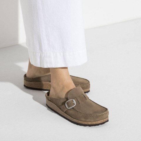 Klapki Birkenstock Buckley Leve Gray Taupe W 1019462 Birkenstock