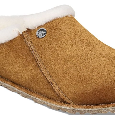 Klapki Birkenstock Zermatt Premium Shearling LEVE Mink LAF standardowa stopa (1023161) Birkenstock
