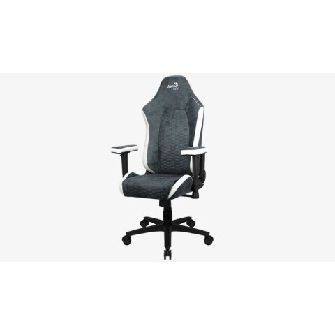 FOTEL AEROCOOL CROWN AeroSuede STEEL BLUE