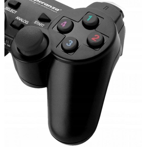 Gamepad bezprzewodowy Esperanza EGG108K (PC, PS3; kolor czarny)