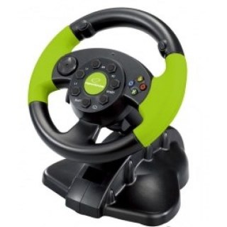 Kierownica Esperanza EG104 (PC, Xbox 360; kolor czarno-zielony)