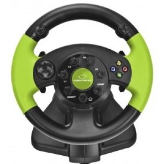 Kierownica Esperanza EG104 (PC, Xbox 360; kolor czarno-zielony)