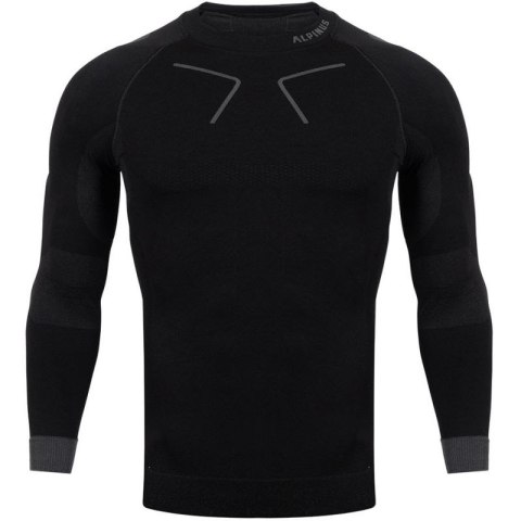 Koszulka termoaktywna Alpinus Tactical Base Layer czarno-szara M GT43219 Alpinus
