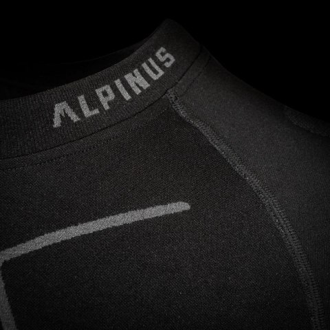 Koszulka termoaktywna Alpinus Tactical Base Layer czarno-szara M GT43219 Alpinus