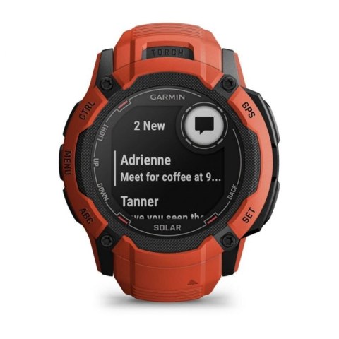 Zegarek sportowy Garmin Instinct 2X SOLAR Czerwony Garmin