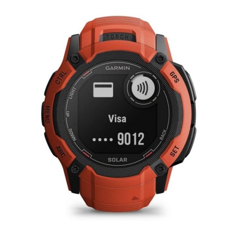 Zegarek sportowy Garmin Instinct 2X SOLAR Czerwony Garmin