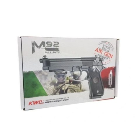 Pistolet wiatrówka RANGER M92 FULL AUTO BLOWBACK k.4,5BBs 18-strzał. KWC