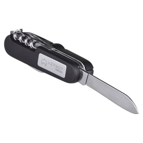 Scyzoryk AZYMUT Izeron - 13 narzędzi + kabura, 90 mm czarny (HK20017-8BL)