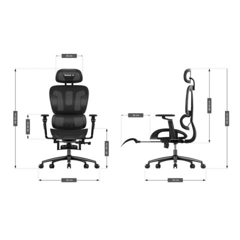 Fotel gamingowy Huzaro Combat 7.9 Black