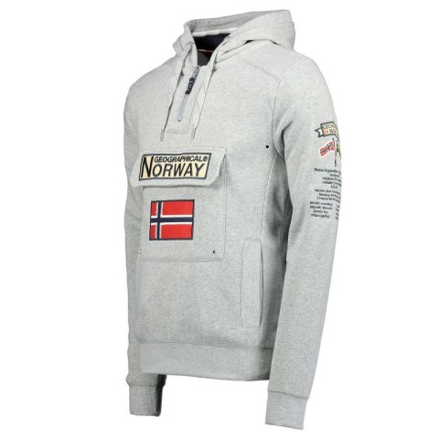 Bluza Geographical Norway 3/4 Gymclass 100 M WU4184H/GN B-Grey Geographical Norway