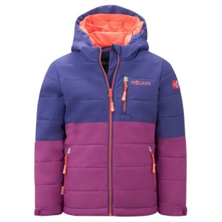 Kurtka zimowa dziecięca Trollkids Kids Hemsedal Snow Jacket XT ocieplana wodoodporna fioletowa (513-154) Trollkids
