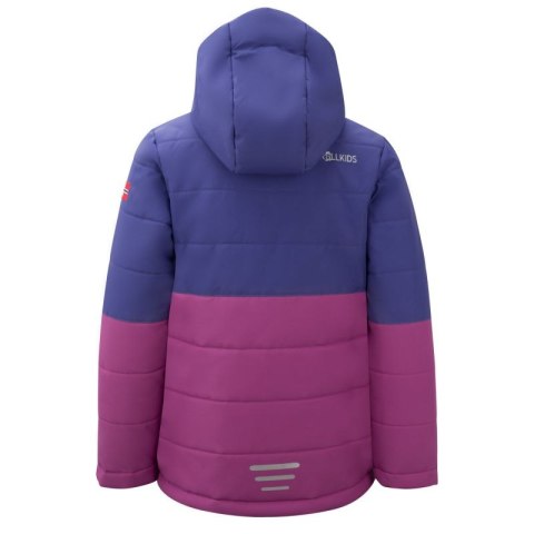 Kurtka zimowa dziecięca Trollkids Kids Hemsedal Snow Jacket XT ocieplana wodoodporna fioletowa (513-154) Trollkids