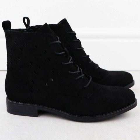 Botki zamszowe S.Barski W HY51-136 OLI284A S.Barski