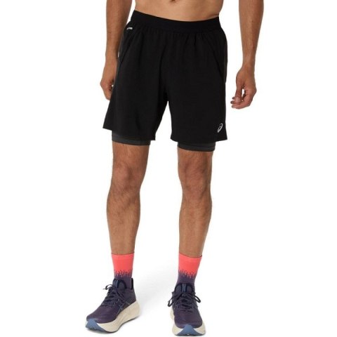 Spodenki Asics Road 2N1 7IN Short M 2011D246001 Asics