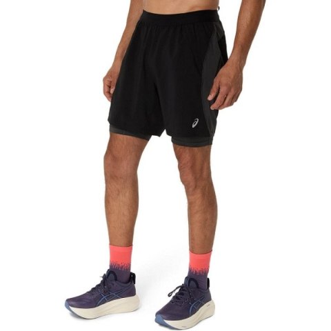 Spodenki Asics Road 2N1 7IN Short M 2011D246001 Asics