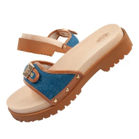 Klapki drewniaki Scholl Pescura Iconic W F305492349 Scholl