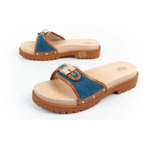 Klapki drewniaki Scholl Pescura Iconic W F305492349 Scholl