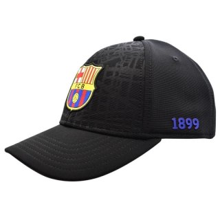 Czapka z daszkiem FC Barcelona bejsbolówka Cap Cross Black FCB Jr 5001GEXNNP
