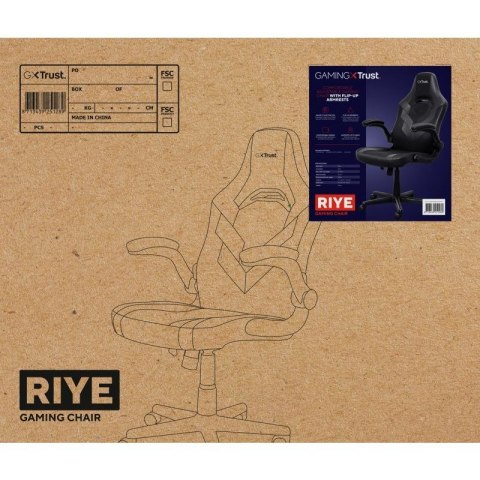 Fotel gamingowy TRUST GXT703 RIYE GAMING CHAIR BLACK (25128)